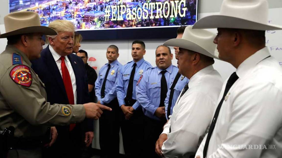 Donald Trump elogia a policías de El Paso: Ustedes son muy especiales, no hay nadie mejor
