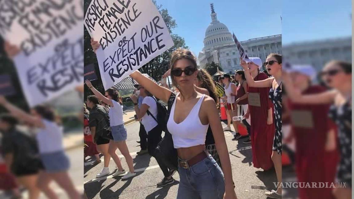 Arrestan a Emily Ratajkowski y a Amy Schumer en protesta