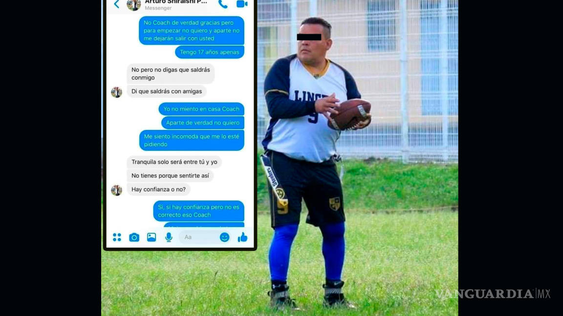 Menor exhibe a coach que le pidió fotos íntimas a cambio de su lugar en el equipo en Veracruz