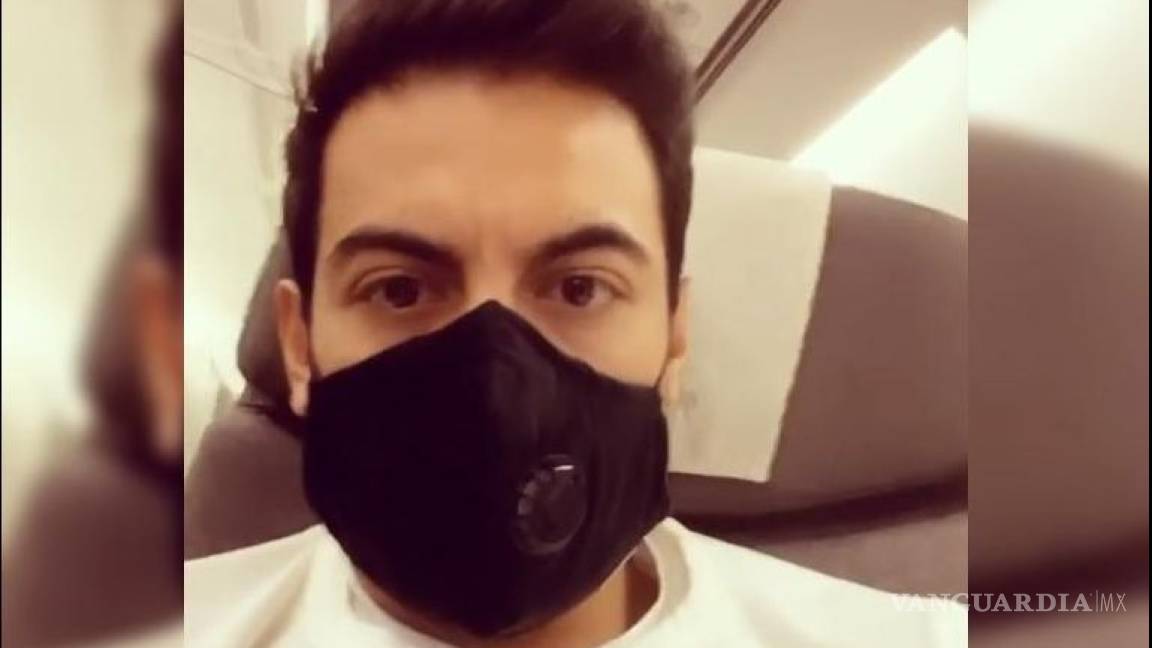 Carlos Rivera asustado por la falta de revisión en el aeropuerto de México ante coronavirus COVID-19