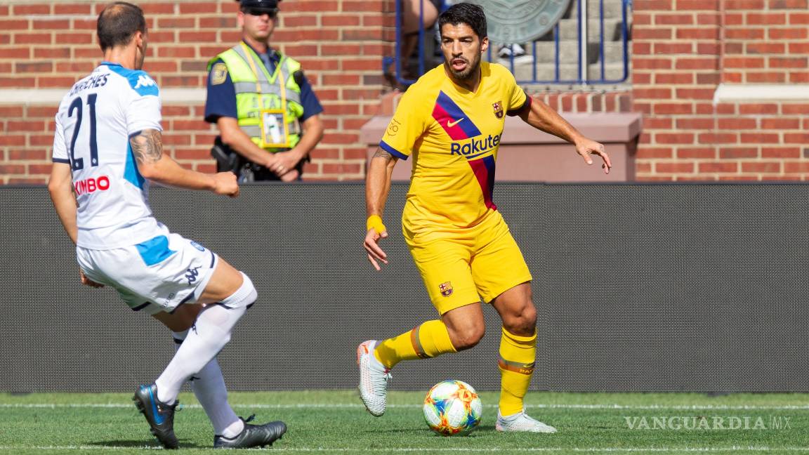 $!Barcelona aplasta al Napoli con Griezmann y Suárez en plan grande