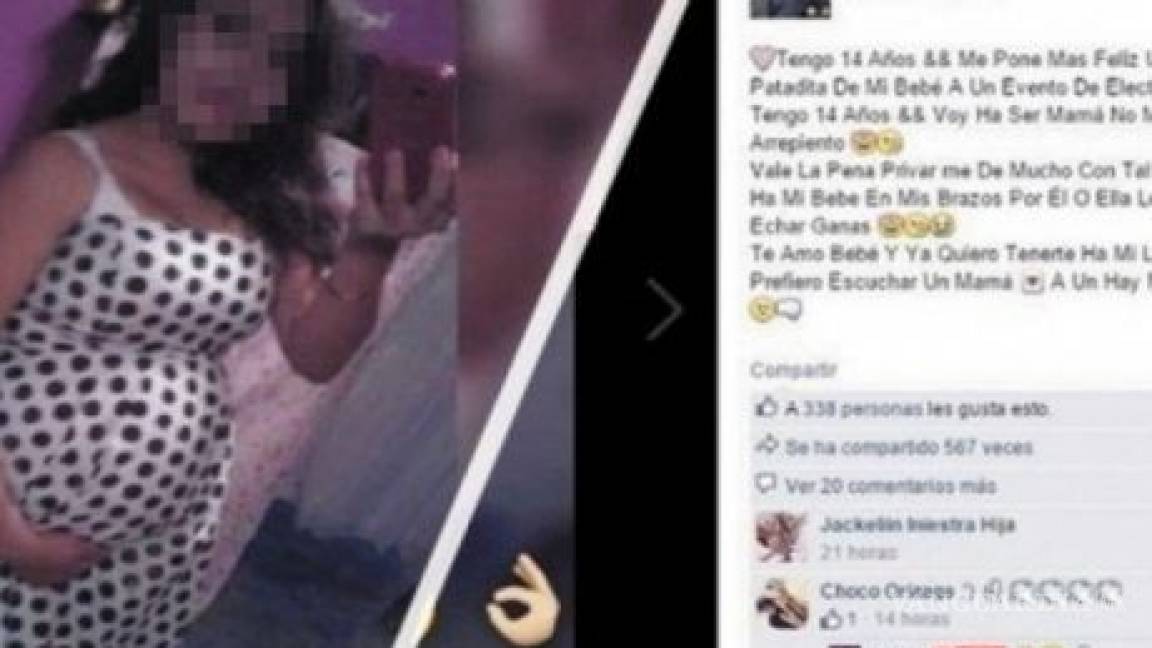 Menor confiesa en redes sociales que su padre la embarazó