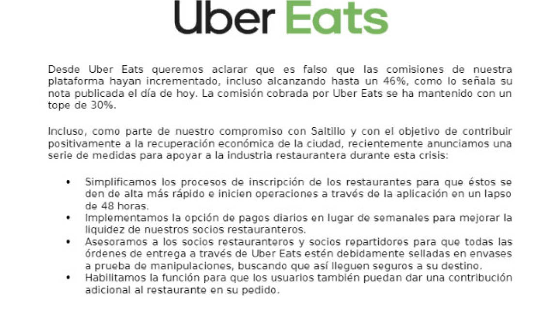 $!Por comisiones abusivas, rompen restauranteros con Uber y Rappi