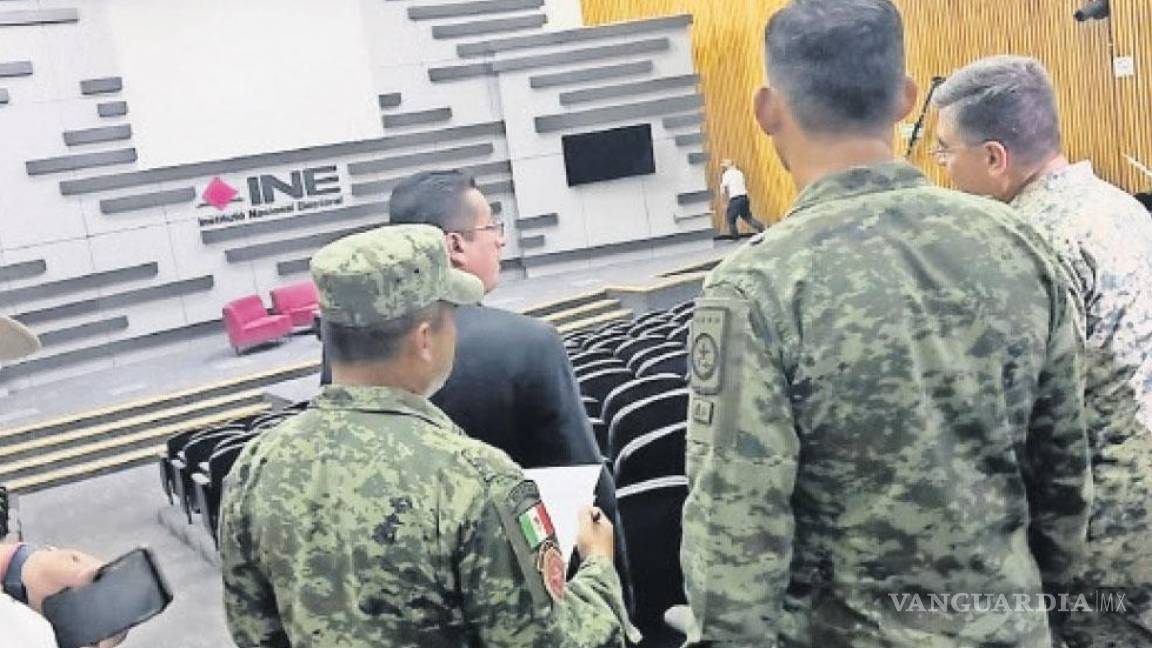 INE justifica ingreso de Ejército y Guardia Nacional a instalaciones