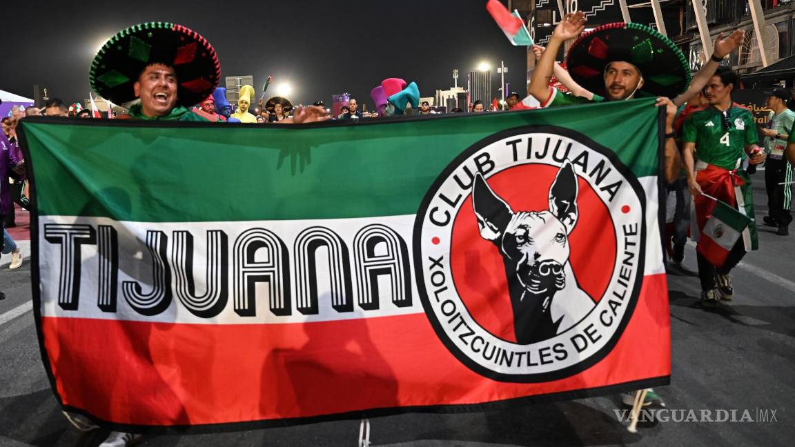 $!Seguidores de México antes del partido de la Copa Mundial de la FIFA 2022 entre México y Polonia en el Estadio 947 en Doha, Qatar.