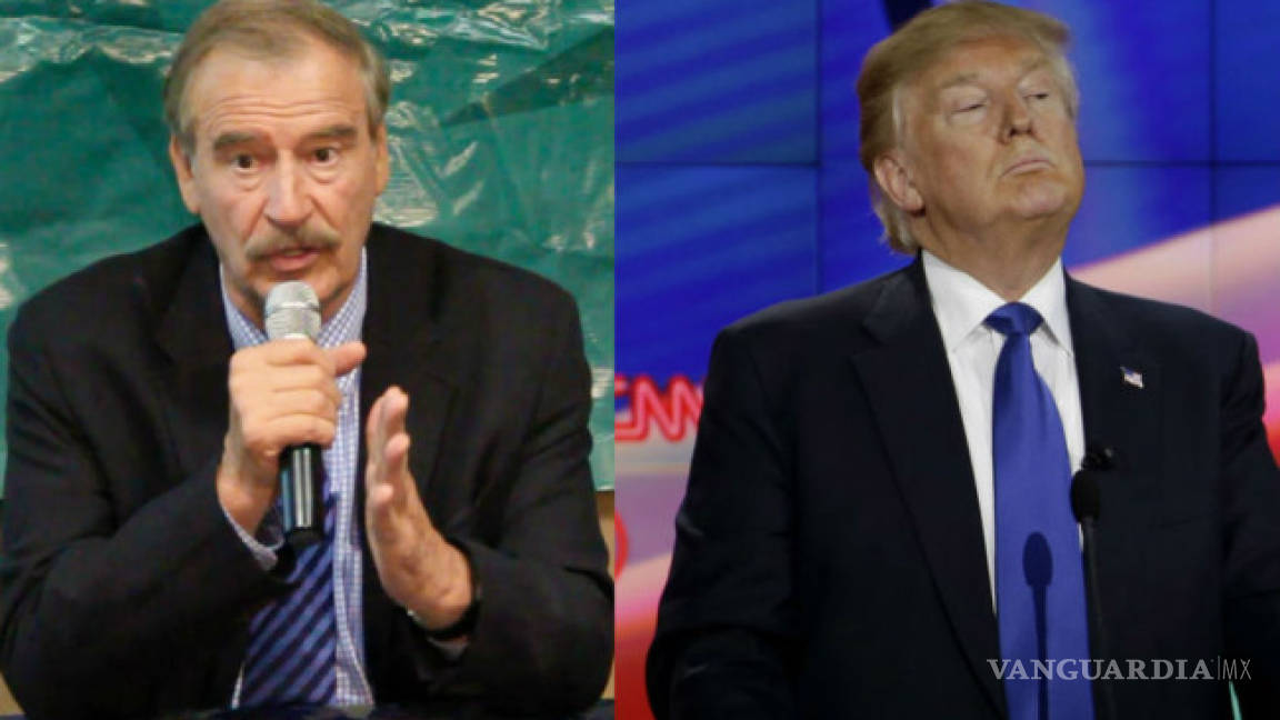 Seré “la sombra” de Donald Trump: Vicente Fox