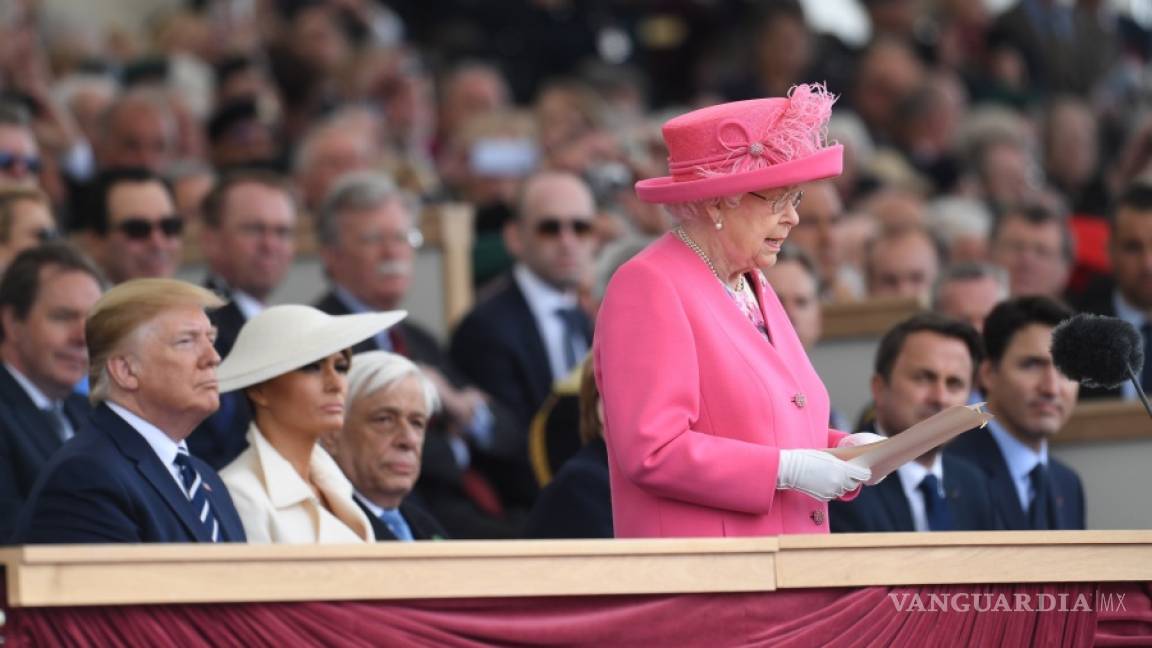 Isabel II y Trump honran a los veteranos del desembarco de Normandía en su 75 aniversario