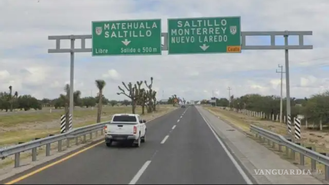 Hallan restos humanos sobre una hielera en la carretera Matehuala-Saltillo