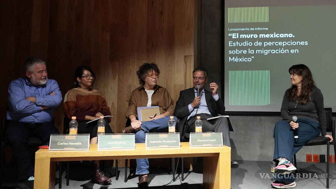 $!Presentación del informe de Oxfam México El muro mexicano. Estudio de percepciones sobre la migración en México en Ciudad de México (México).