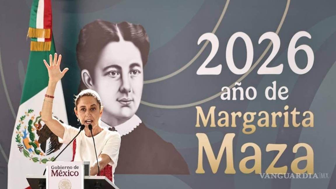 $!Durante su visita a Saltillo, la presidenta Claudia Sheinbaum Pardo destacó el impulso al tren de pasajeros que conectará la frontera norte con el centro del país.