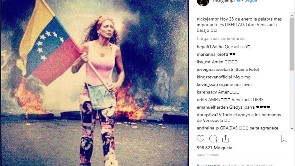 $!Famosos se unen por la libertad de Venezuela