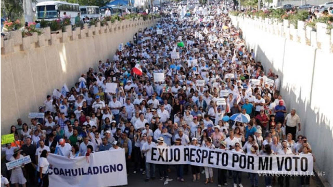 Se cumple un año de la marcha ‘Coahuila Digno’