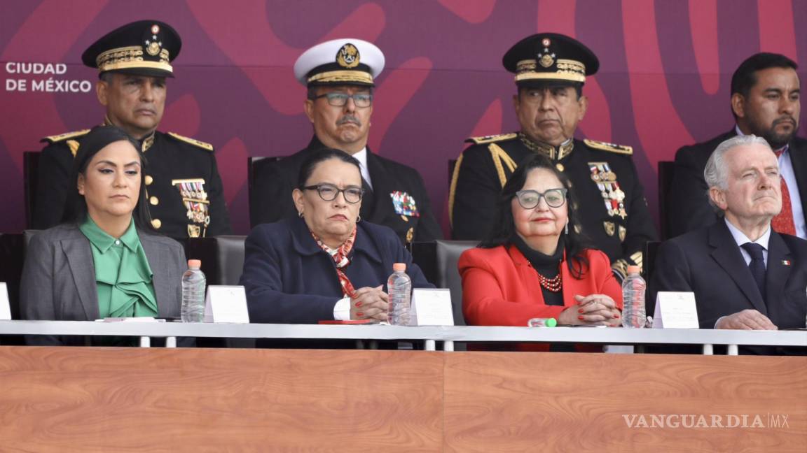 $!En el evento se encontraron el panista Santiago Creel Miranda, la ministra presidenta Norma Piña y el presidente Andrés Manuel López Obrador