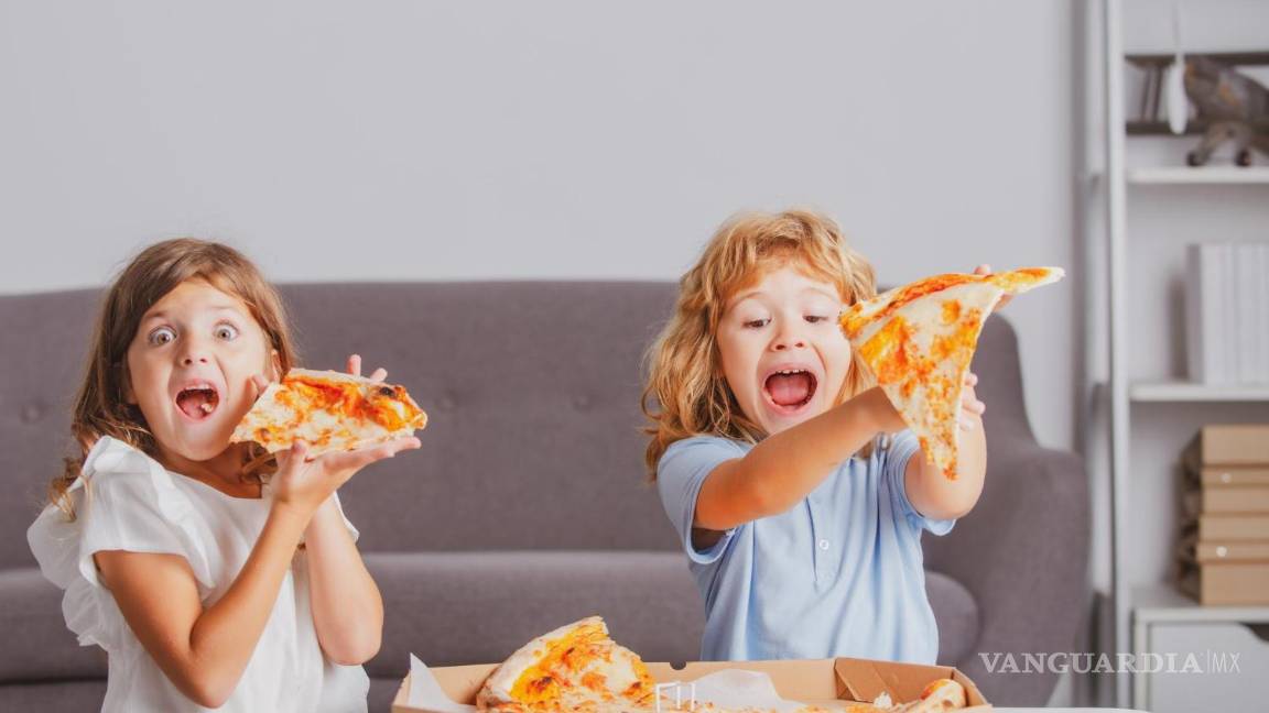¿Es saludable darles pizza a los niños?... la respuesta te sorprenderá