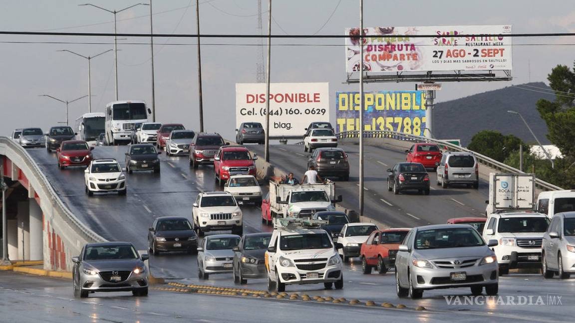 Saltillo, en el noveno sitio de 32 ciudades con mayor congestión vehicular en México