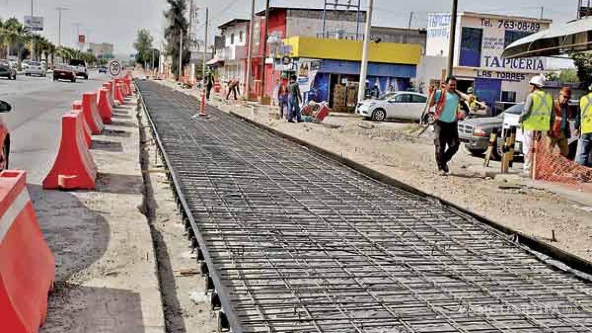 A finales de noviembre terminan obras del Metrobús en Torreón