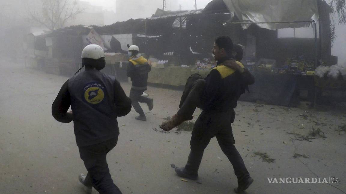 Acusan Cascos Blancos al Gobierno de Siria de usar gas venenoso