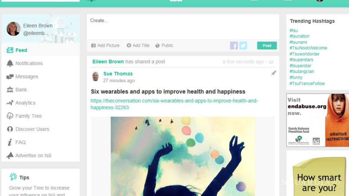 $!Tsu.co, la red social que le paga a sus usuarios