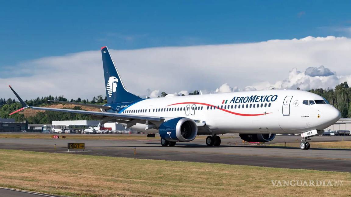Volverá a volar Aeroméxico en los aviones Boeing 737 MAX-9, tras luz verde en EU