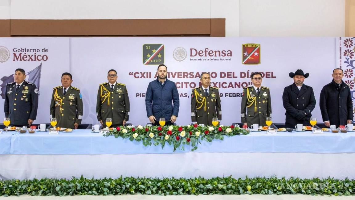 Conmemoran en Piedras Negras el 112 aniversario del Ejército Mexicano