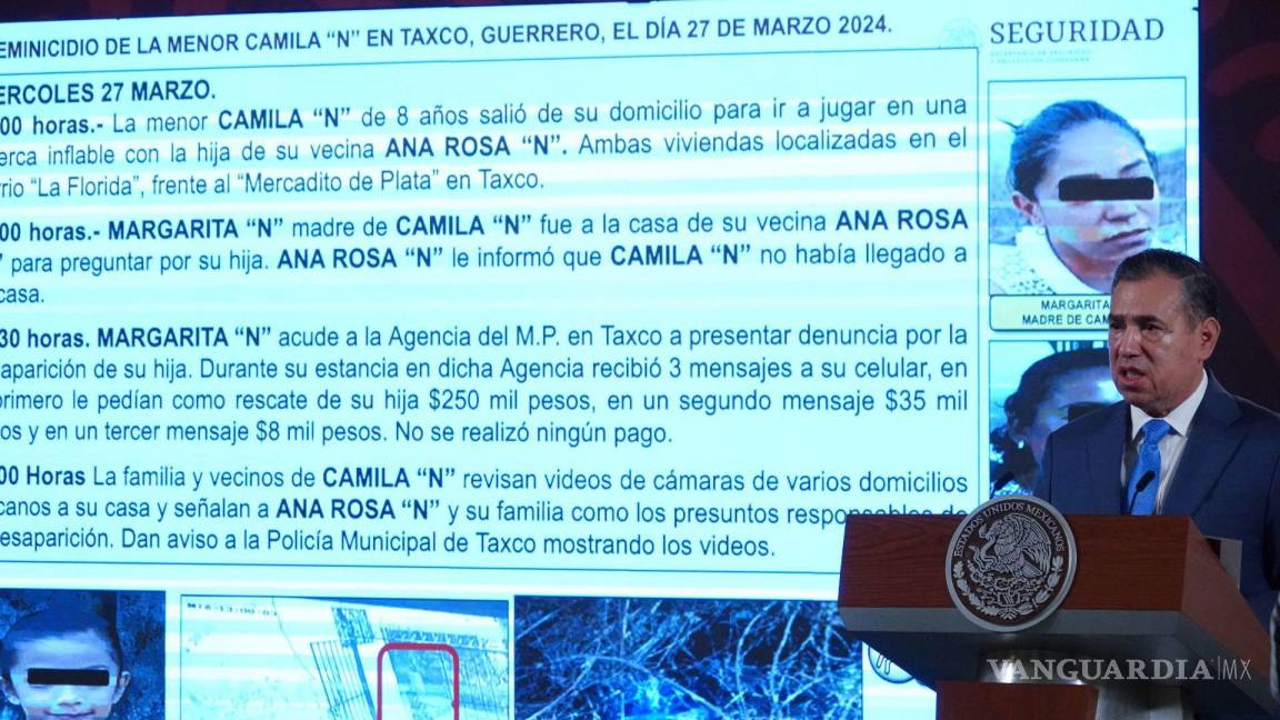 Pidieron 250 mil pesos a mamá de Camila mientras denunciaba desaparición: SSPC