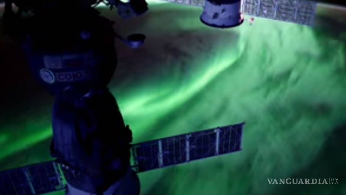 Así se ven las auroras boreales desde el espacio (VIDEO)