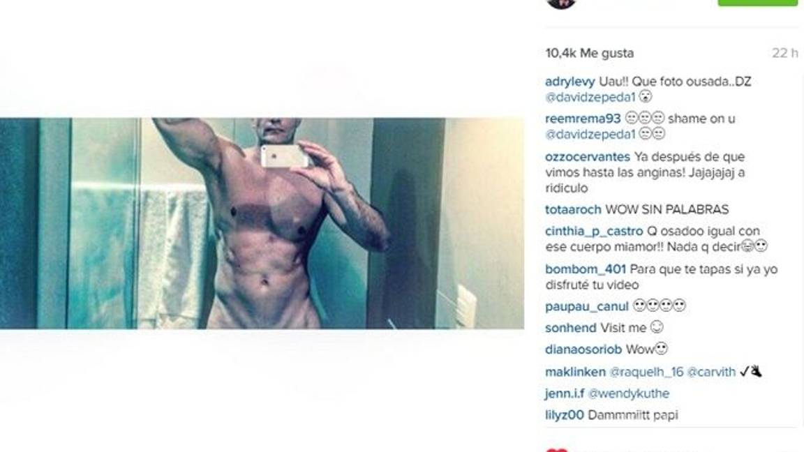 $!David Zepeda alborotó Instagram con foto posando desnudo