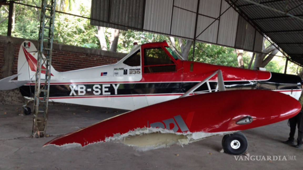 Se desploma avioneta en municipio de Apatzingán