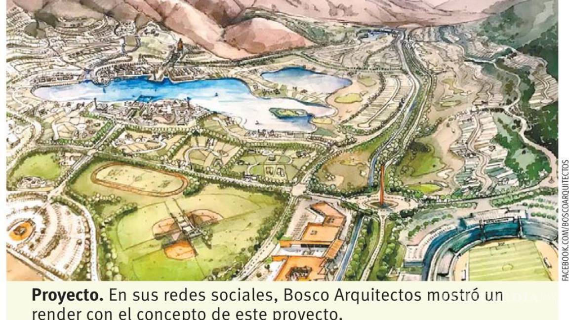 $!Presentan plan de ‘mini ciudad’ en la sierra, en límites de Arteaga y Nuevo León; tendrá 7 mil viviendas y un estadio