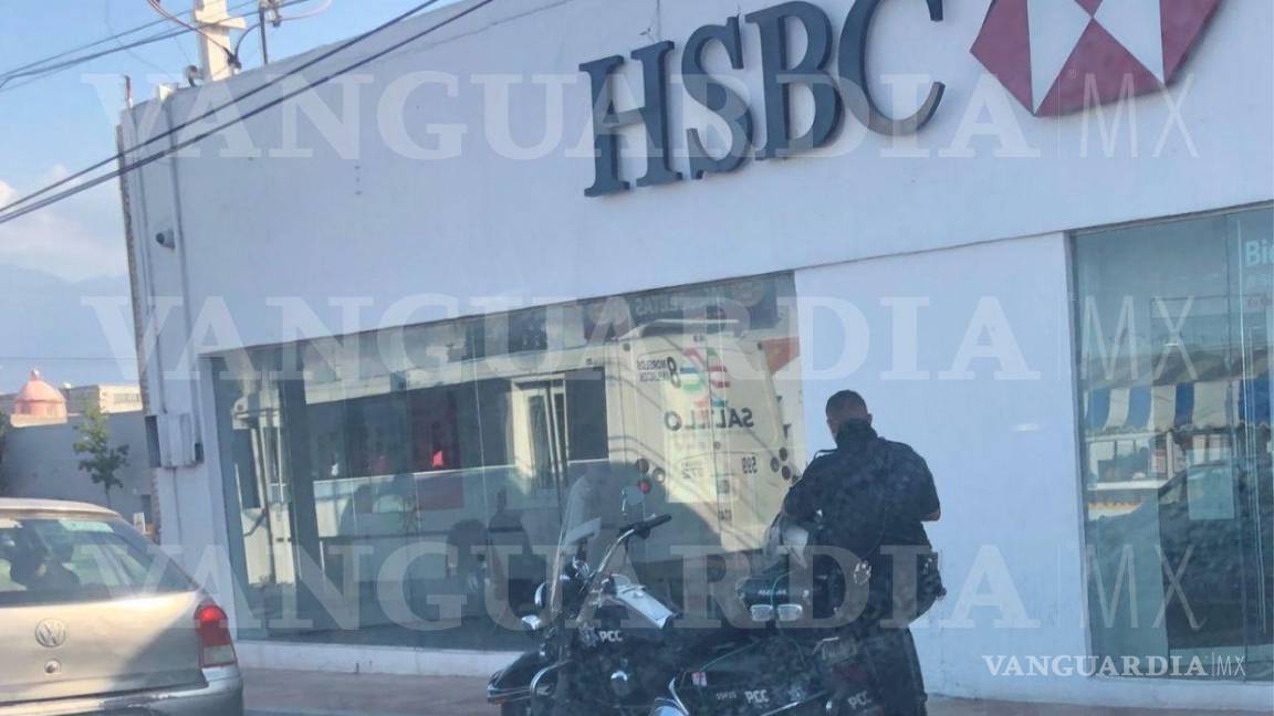 Saltillo: En plena zona centro, solitario ladrón se lleva 50 mil de HSBC