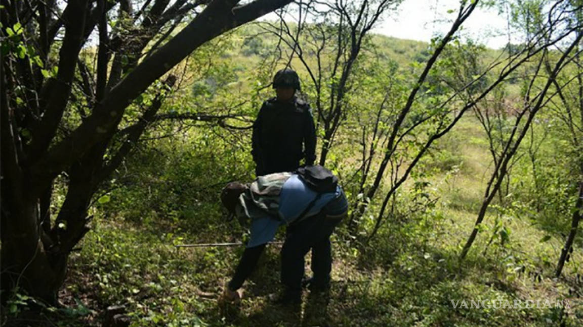 Hallan restos humanos en Coacoyula, Iguala