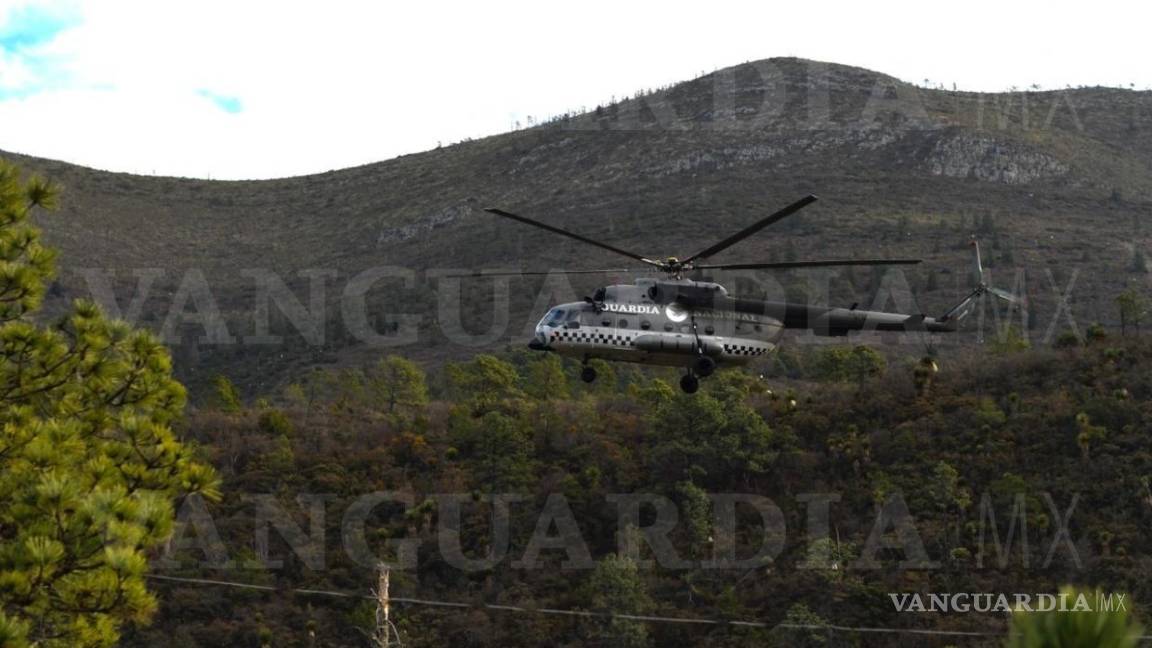 Esperan aeronave DC10 para combate del incendio en Pinalosa, Coahuila