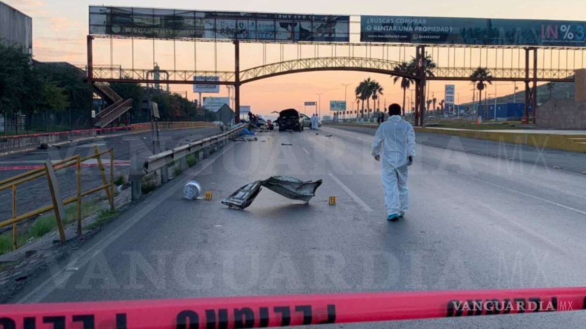 Policía Civil de Coahuila provoca choque en Saltillo - Monterrey; mueren cuatro personas en el lugar
