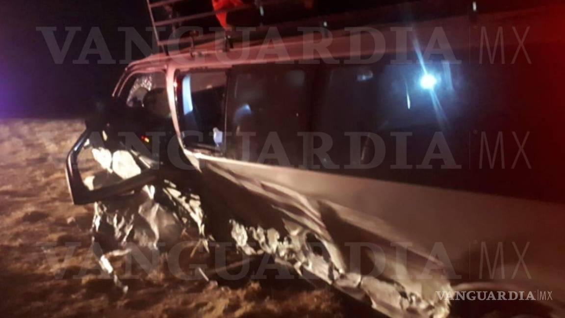 Paisano causa trágico accidente en la carretera Saltillo-Monclova