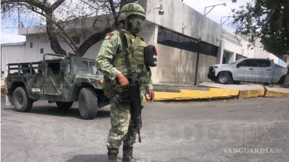 Militares resguardan instalaciones de la FGR en Saltillo por decomiso de media tonelada de mariguana