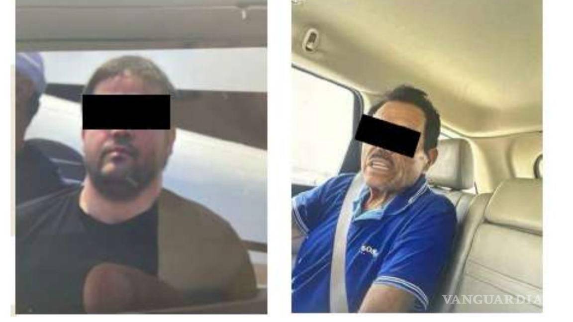 $!El Gobierno federal de México reveló las fotografías de Zambada y Guzmán asegurados.