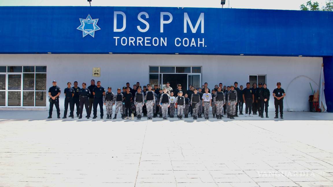 $!La Patrulla Juvenil fortaleció valores cívicos con actividades dentro de la Policía Municipal.