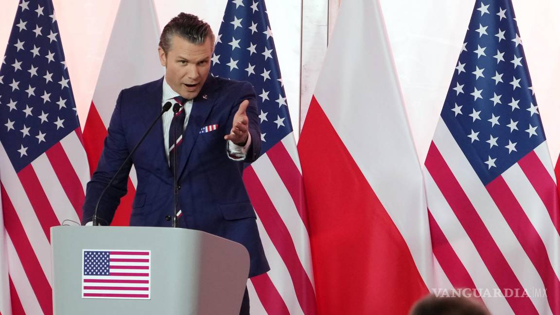$!El secretario de Defensa Pete Hegseth cuestionó tanto los compromisos de seguridad de Europa como sus principios democráticos fundamentales.