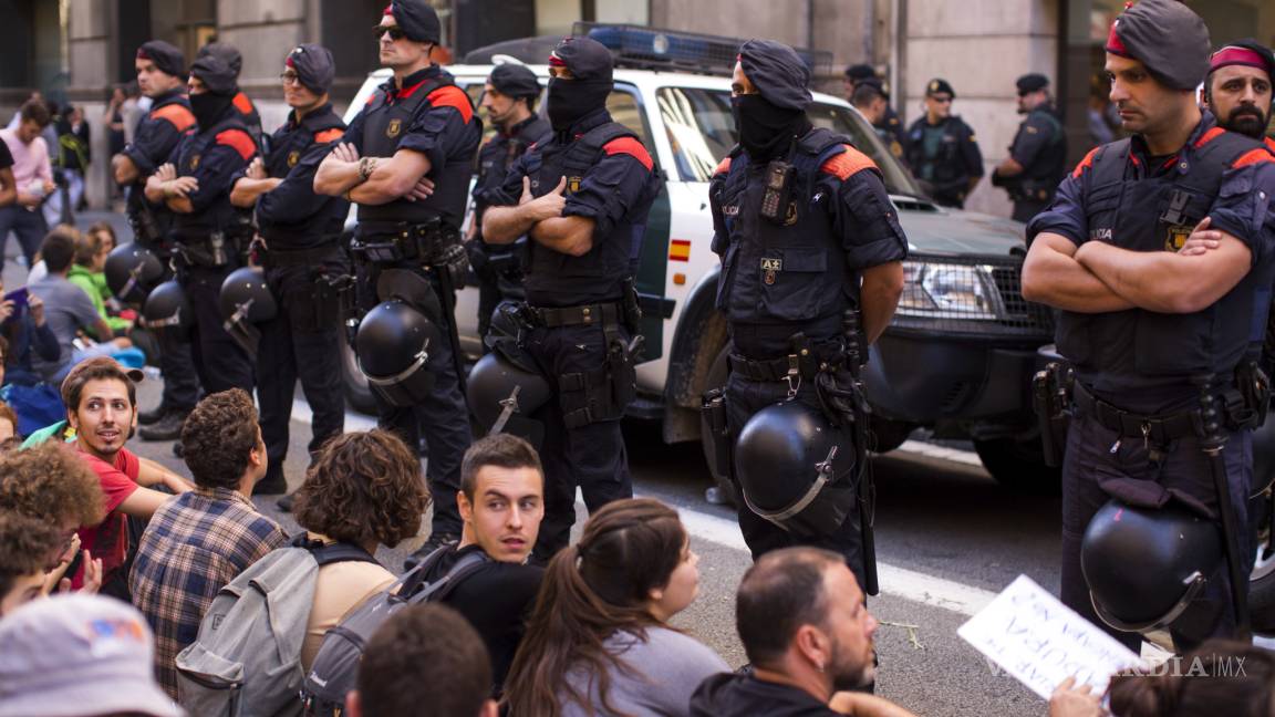 Alerta de violencia por referéndum en Cataluña