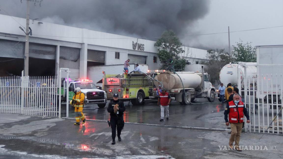 Cubrirá seguro daños de bodegas del IMSS incendiadas en Arteaga
