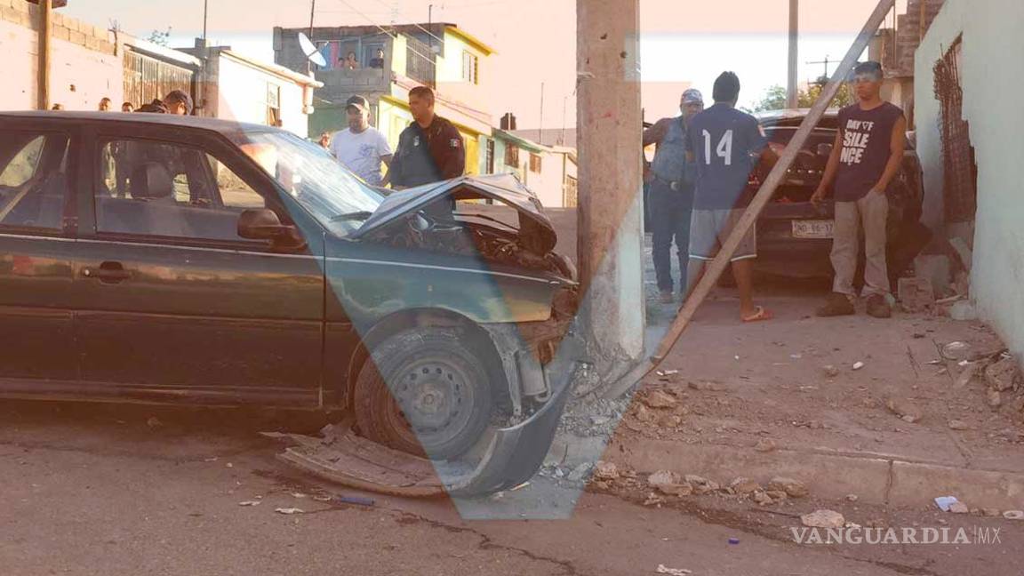 $!Celoso hombre persigue a expareja hasta impactar su auto en calles de Saltillo