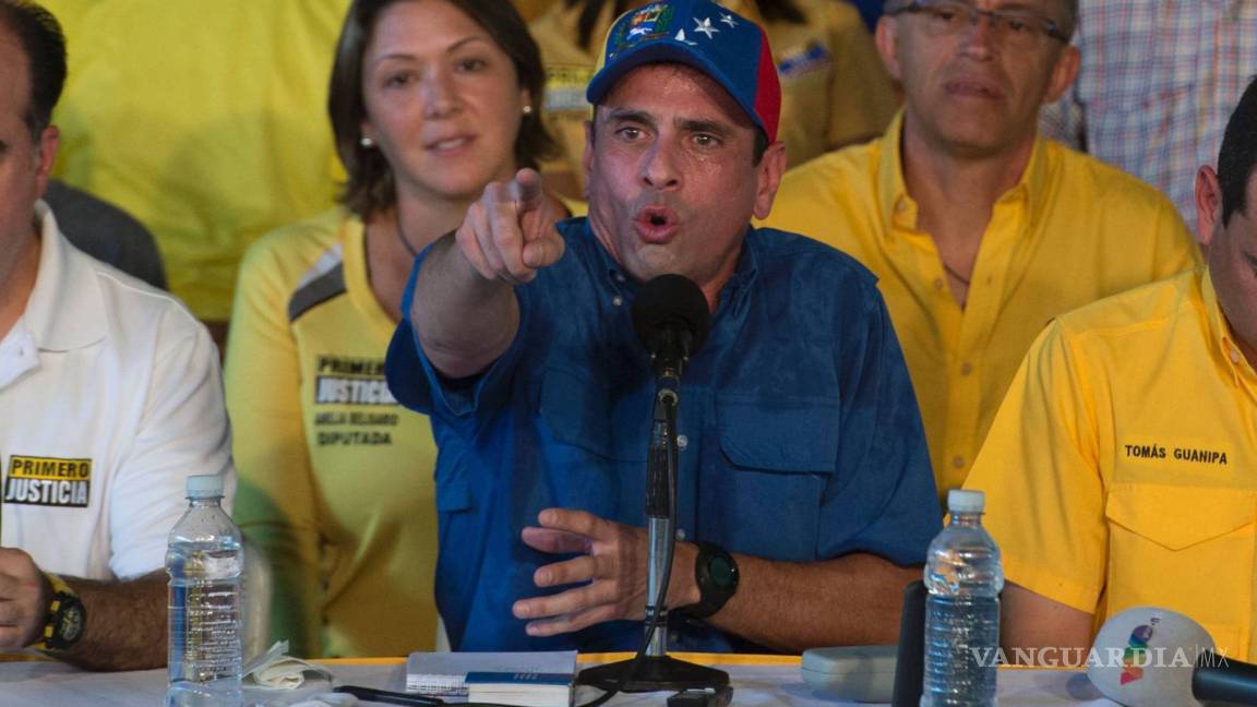 Capriles exige a Maduro que no guarde silencio ante la condena de sus sobrinos