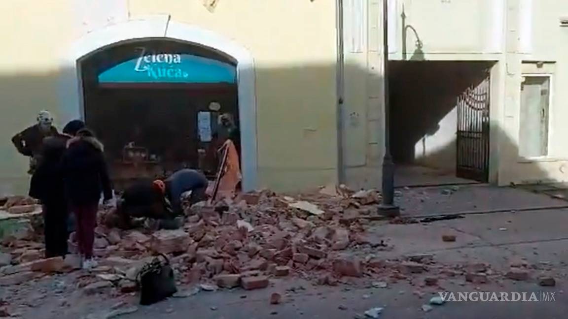 $!Sismo en Croacia deja varios muertos, entre ellos una niña; reportan heridos