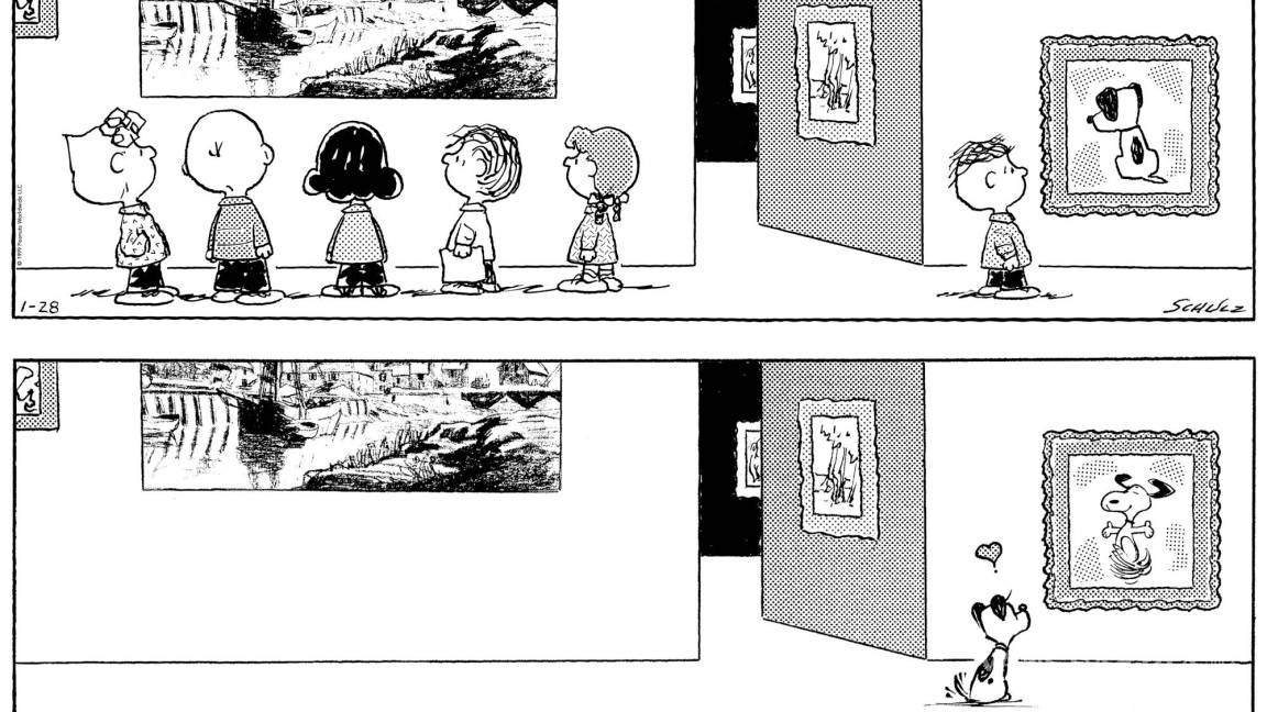 Caricaturistas rinden tributo a Charles Schulz creador de Peanuts por su centenario