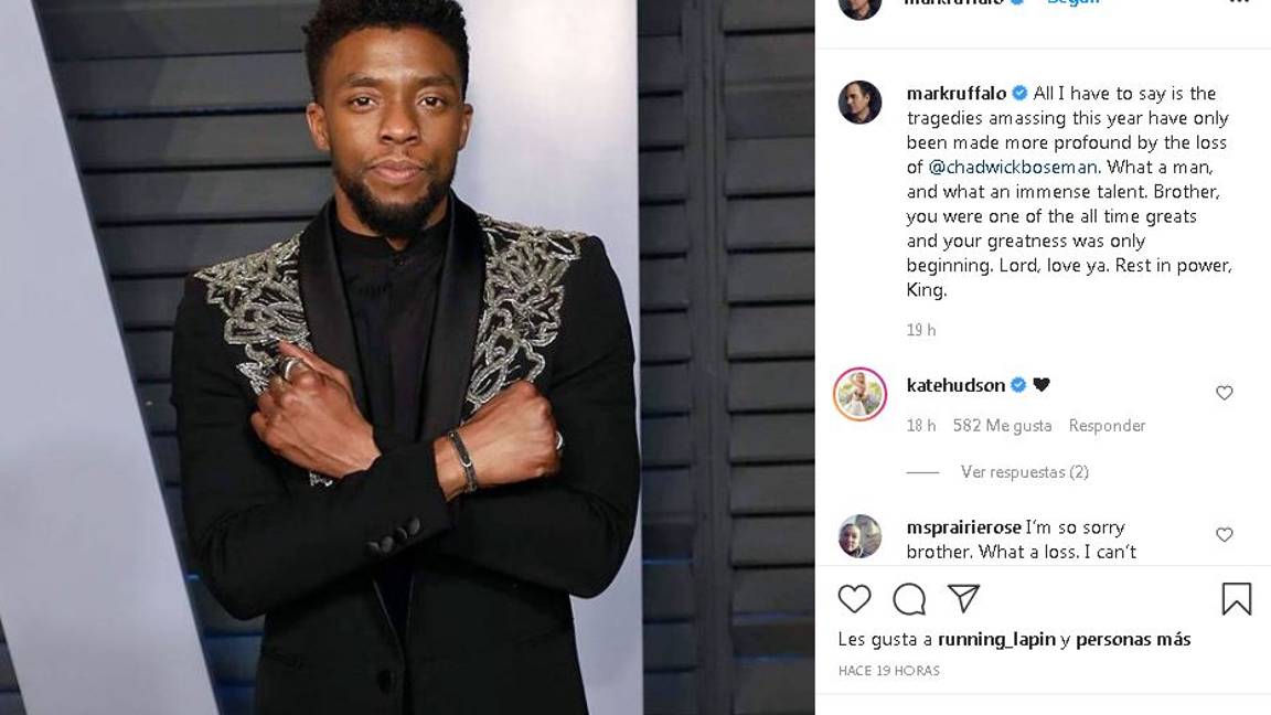 $!Las celebridades recuerdan y despiden a Chadwick Boseman