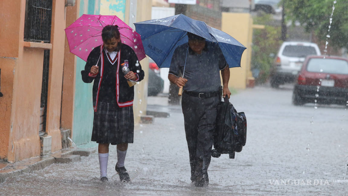 Sin afectaciones por lluvias las escuelas de Coahuila
