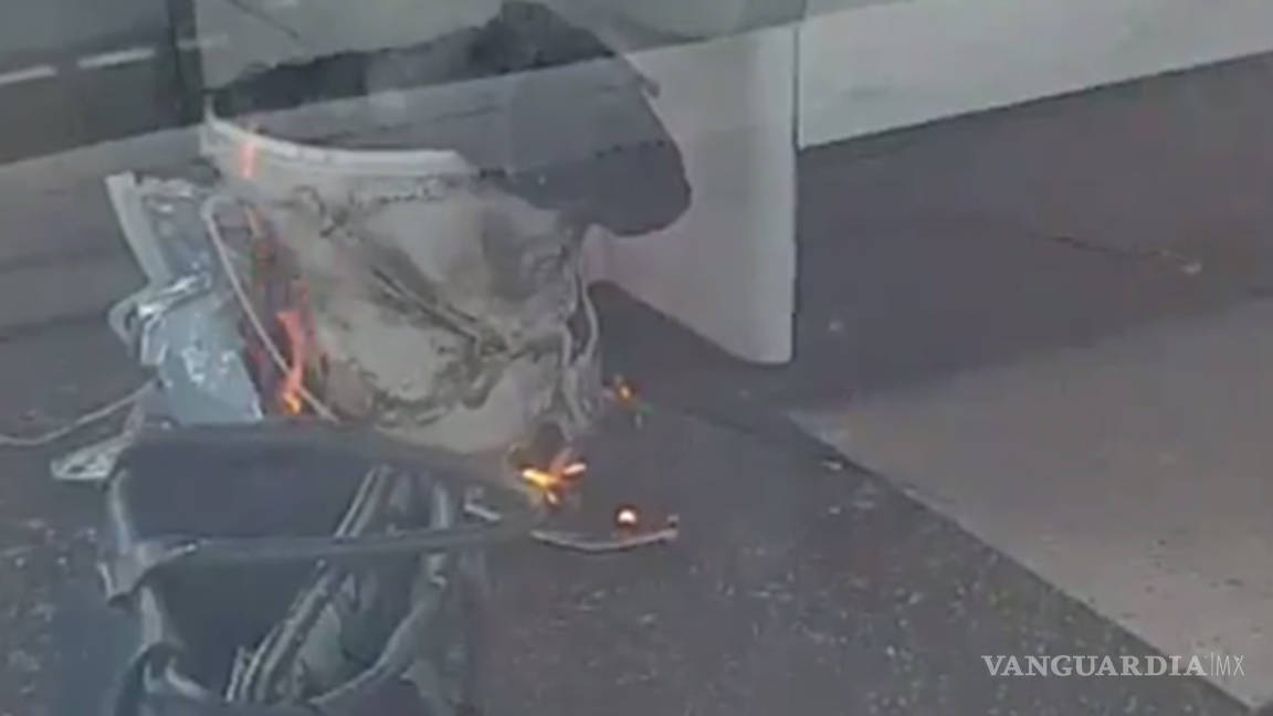 Difunden video de la bomba ardiendo dentro del vagón en Londres