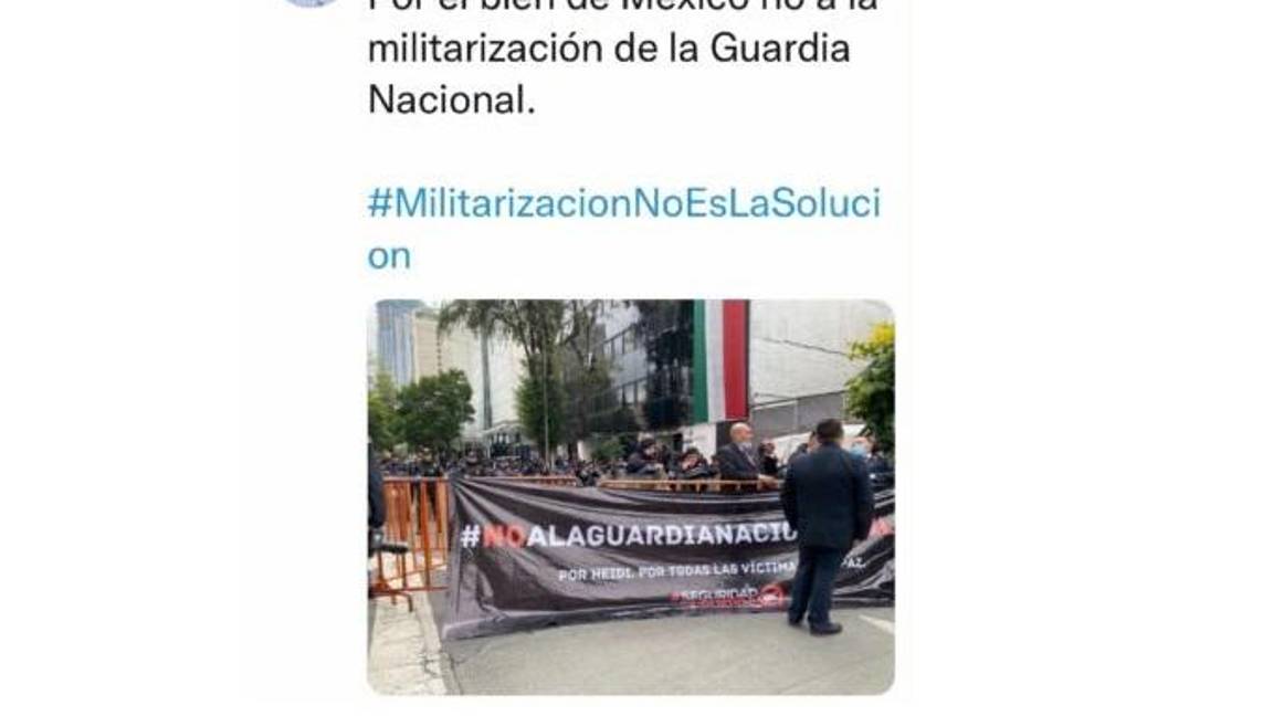 $!Senador que se pasó a Morena borró tuits en los que criticaba la ‘militarización’