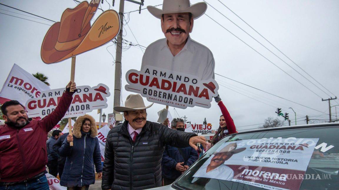 Coahuila: Aventaja Armando Guadiana... en los gastos de precampaña por la gubernatura