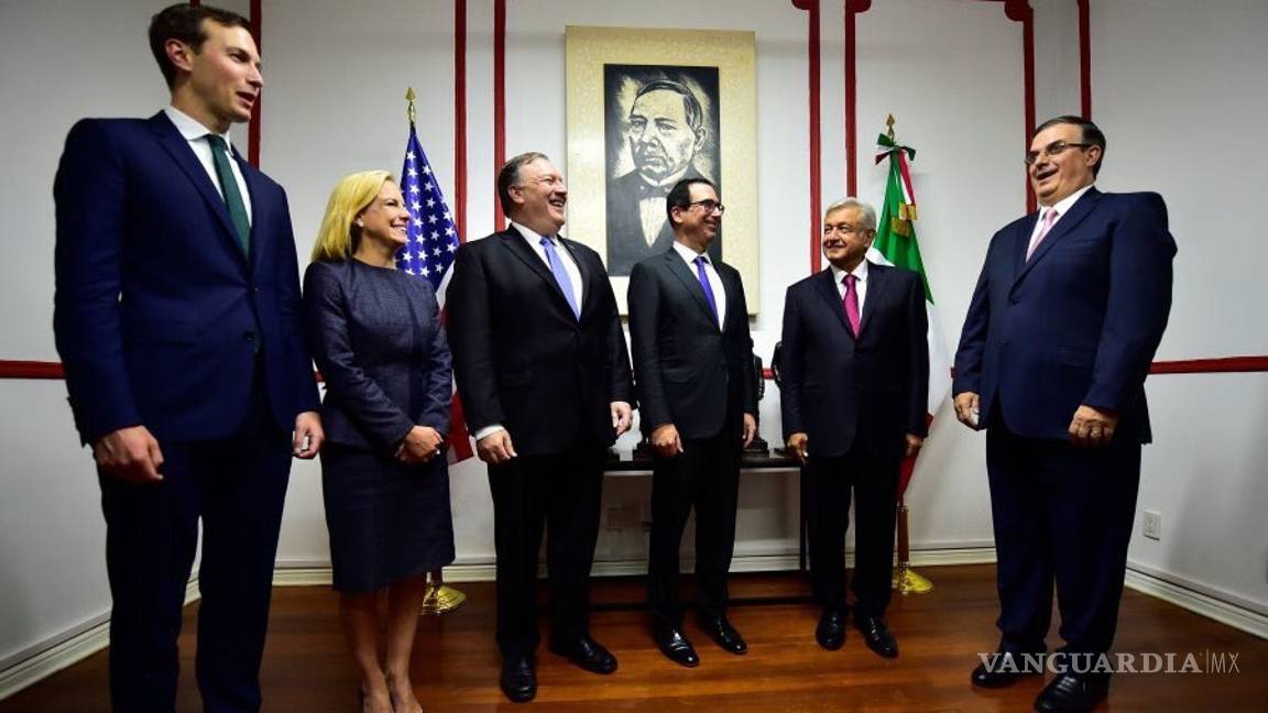 $!AMLO entregó una propuesta de base de entendimiento entre México y EU: Ebrard